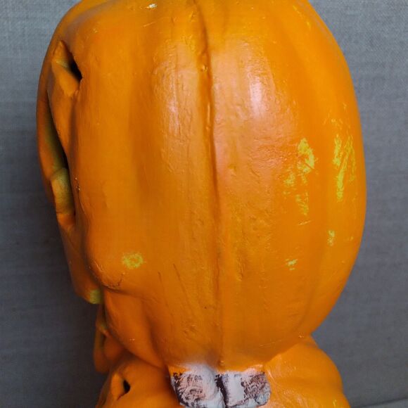 VTG 90s Paper Magic 18" Stacked Jack-O-Lantern Pumpkin Lighted Totem Halloween - Picture 4 of 12